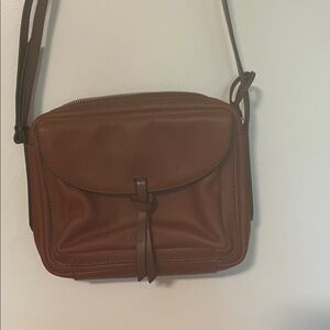 Fossil Mila Crossbody Bag colour Brandy